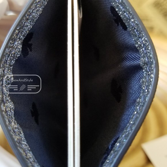 Kate Spade Boxed Small Slim Card Holder Dusk Navy - Picture 12 of 15